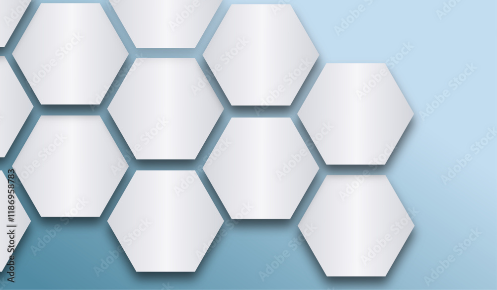 Abstract blue bee hive hexagon and space background. Abstract blue bee hive hexagon and space background.