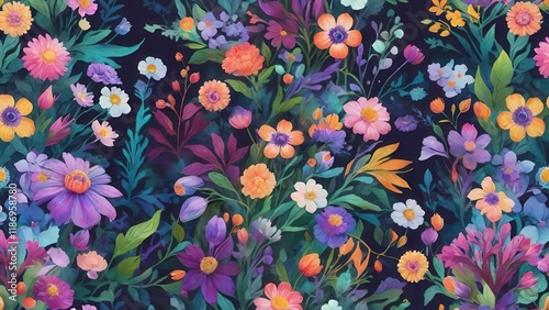 自然をテーマにしたモチーフ, 自然の美しさ, フローラルオーナメント.