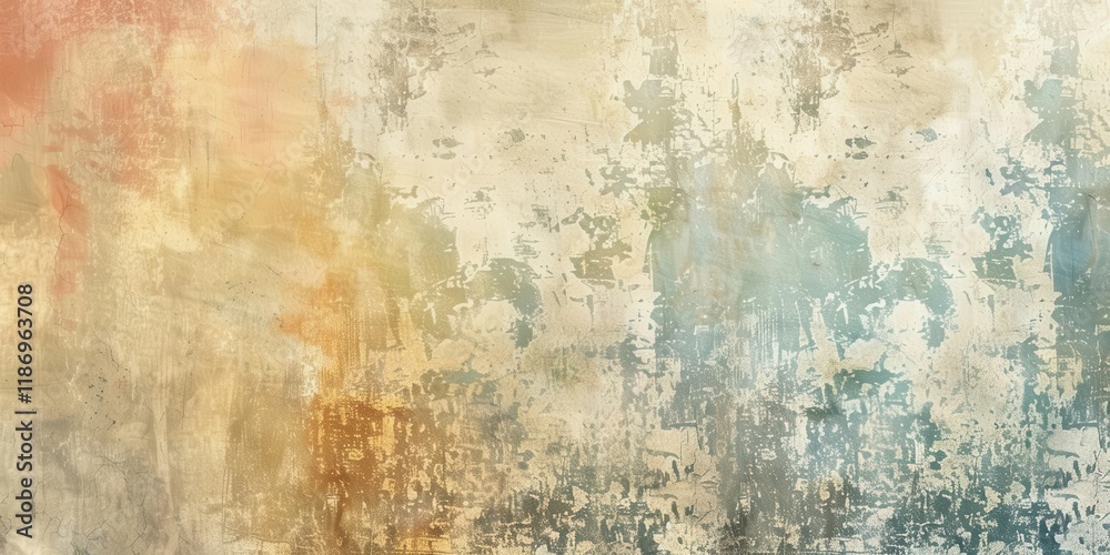 Naklejka premium Abstract textured background with soft colors and a weathered appearance.