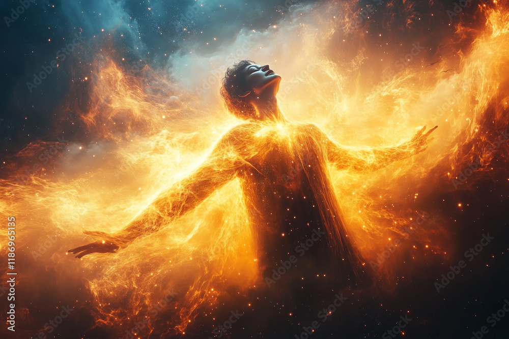 Naklejka premium The Energy of Creation