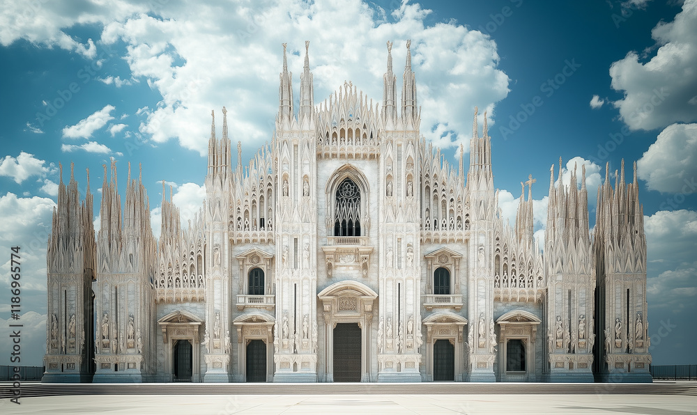 Naklejka premium Photo of stunning cathedral