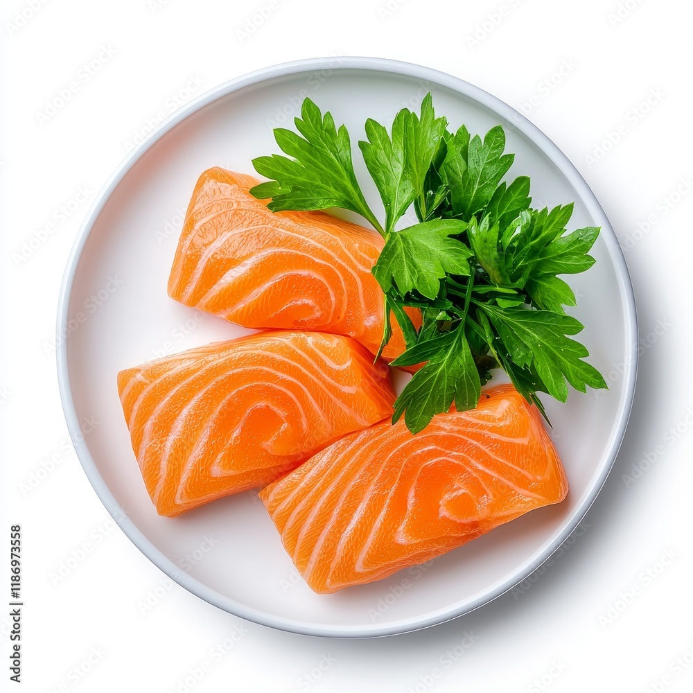 Isolated image of a plate of Salmon Gravilix on a see-through background. Isolated image of a plate of Salmon Gravilix on a see-through background.