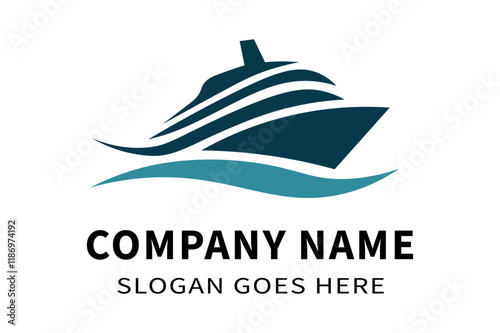 Professional Cruise Ship Logo Template Vector Icon Design for Corporate Identity, logo template, ship icon, travel logo, marine adventure, ocean vector