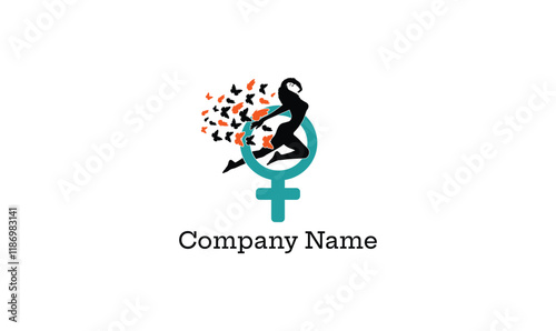 Super Woman logo for woman empower company