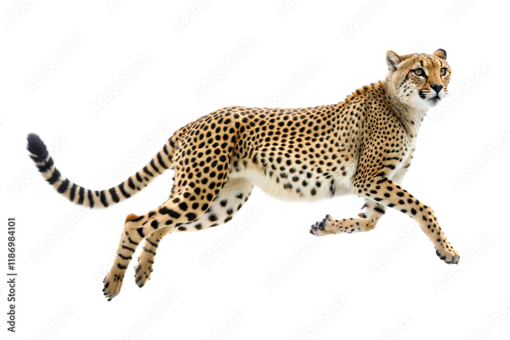 Fototapeta premium Cheetah in leap