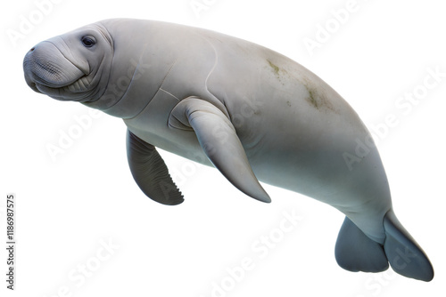 West Indian Manatee swimming