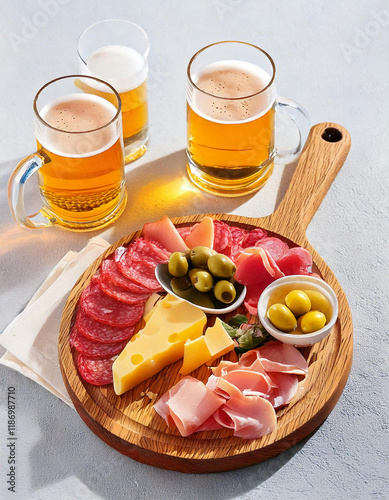 Picada y cerveza photo