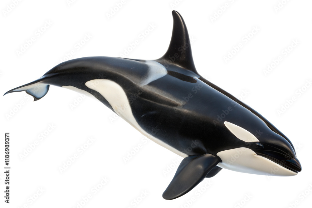 Fototapeta premium Orca Whale in Black and White