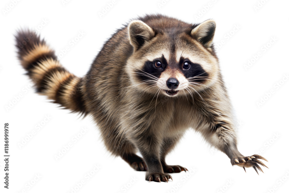 Fototapeta premium Curious Raccoon Closeup