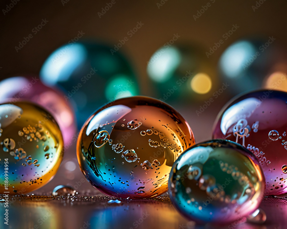 Multicolored bubbles Multicolored bubbles