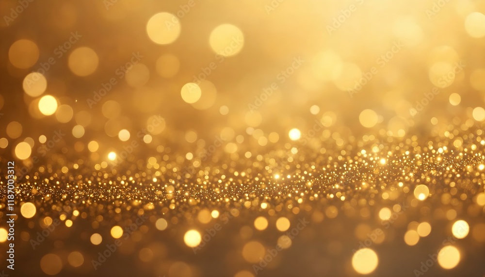 A luxurious gold glitter bokeh texture, creating a festive and glamorous atmosphere. A luxurious gold glitter bokeh texture, creating a festive and glamorous atmosphere.