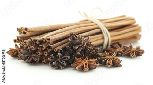 Wallpaper Mural Aromatic Bundle of Cinnamon Sticks and Star Anise Torontodigital.ca