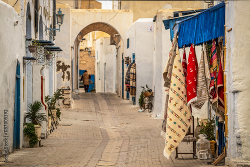 Ruelles calmes dans la Médina de Kairouan