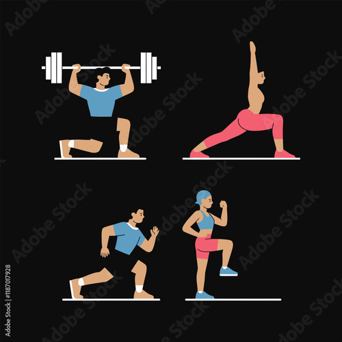 Fitness Activities Icons