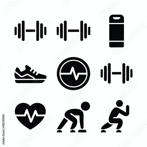 Fitness Activities Icons