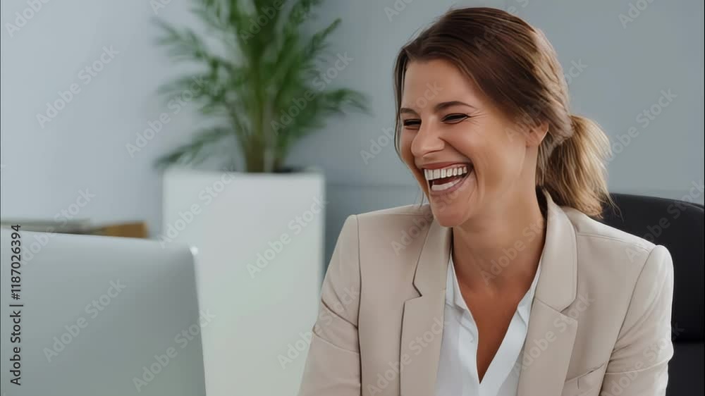 portrait of a businesswoman working on a computer portrait of a businesswoman working on a computer