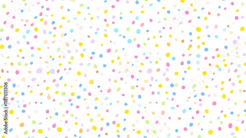 Cheerful Pastel Dot Pattern in High Resolution and Sharp Focus