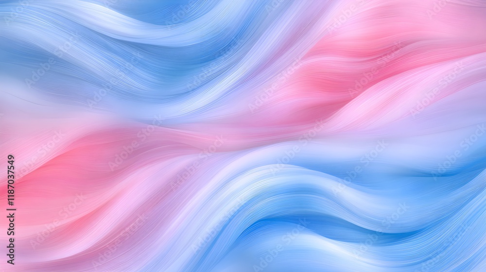 Soft Waves in Shades of Blue and Pink for Peaceful Backgrounds Soft Waves in Shades of Blue and Pink for Peaceful Backgrounds
