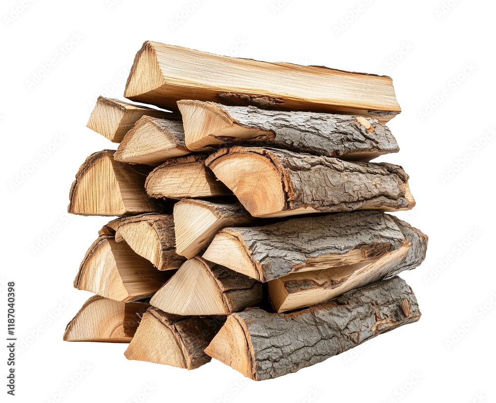 a pile of chopped firewood, dried stacked wood logs for fireplace, split wood, cutout png a pile of chopped firewood, dried stacked wood logs for fireplace, split wood, cutout png