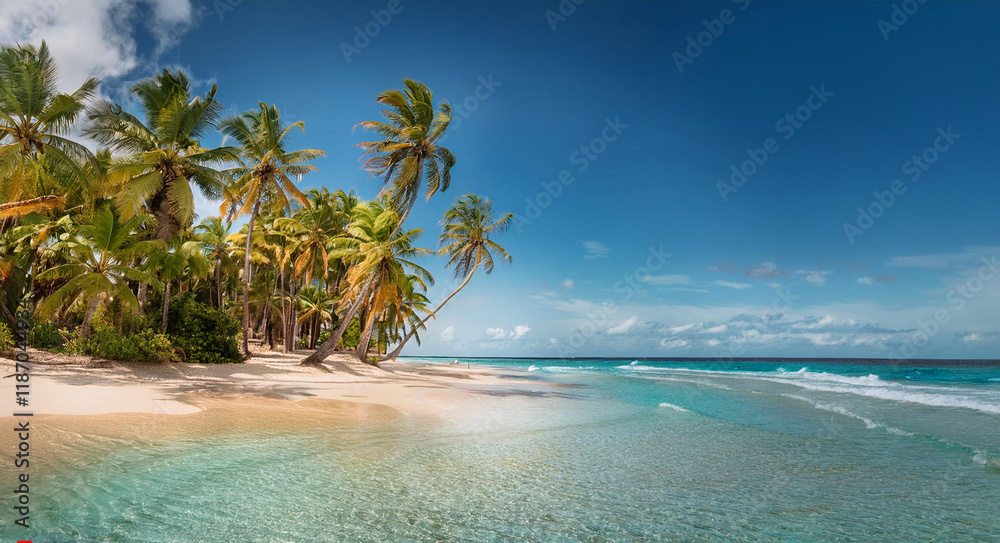 Tropical Paradise – A Stunning Beach in the Dominican Republic Tropical Paradise – A Stunning Beach in the Dominican Republic