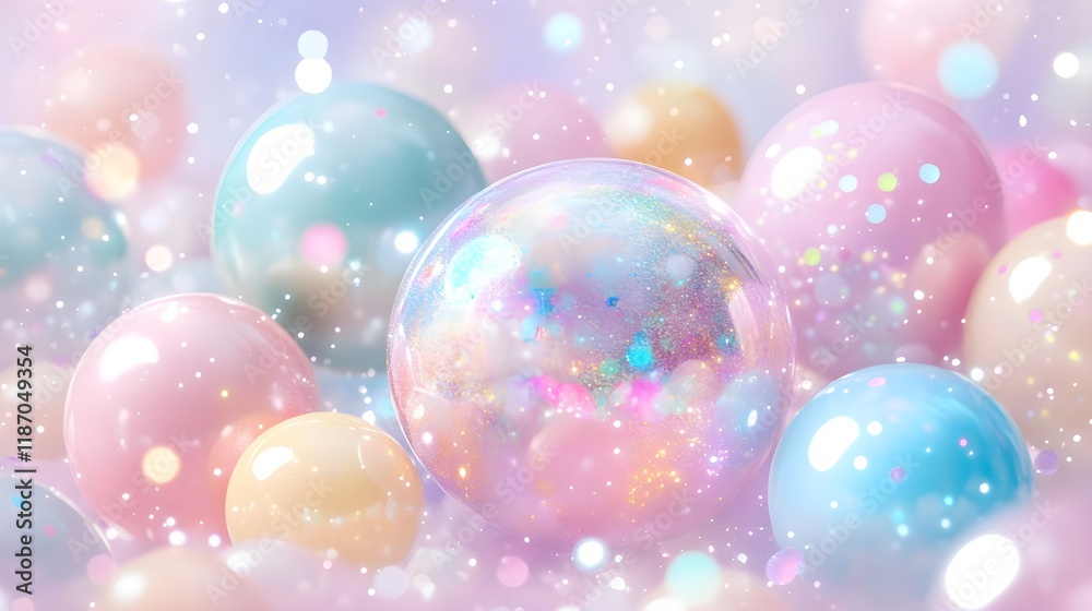 Dreamy Pastel Bokeh Lights with Gentle Glow and Photorealistic Detail Dreamy Pastel Bokeh Lights with Gentle Glow and Photorealistic Detail