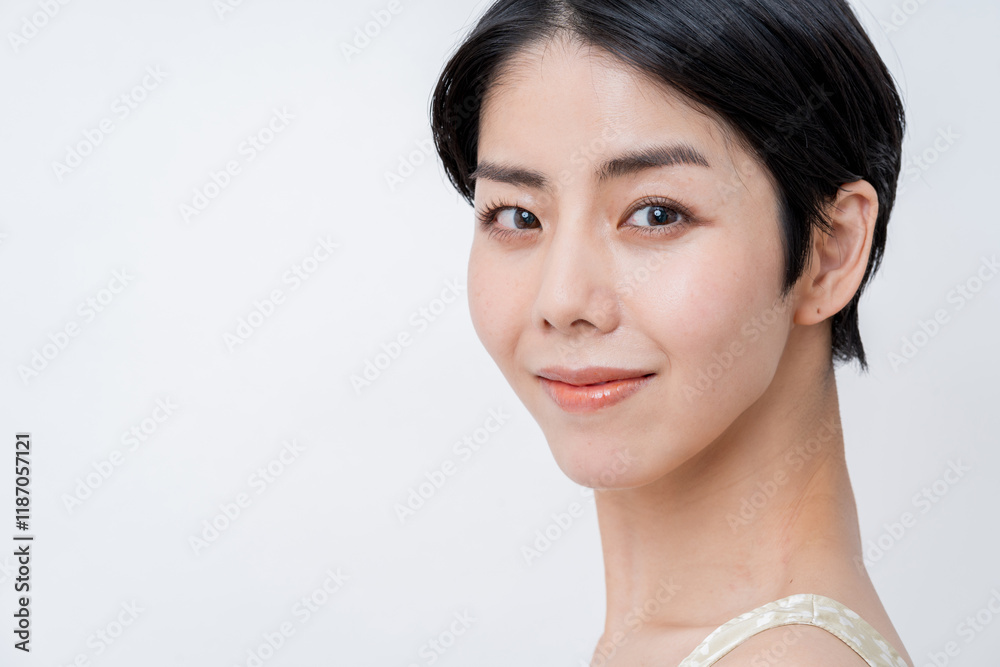 若い女性のスキンケアイメージ
若い女性のスキンケアイメージ
