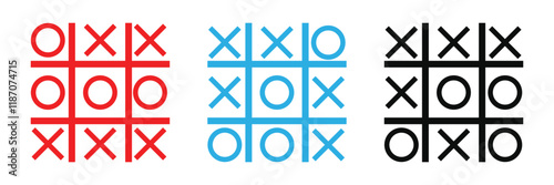 tic tac toe icon sign vector
