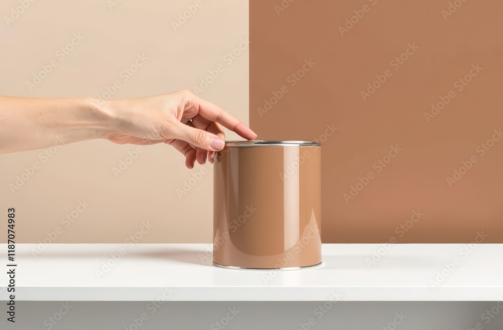 single brown can labeled single brown can labeled