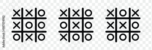 Game tic tac toe icon.