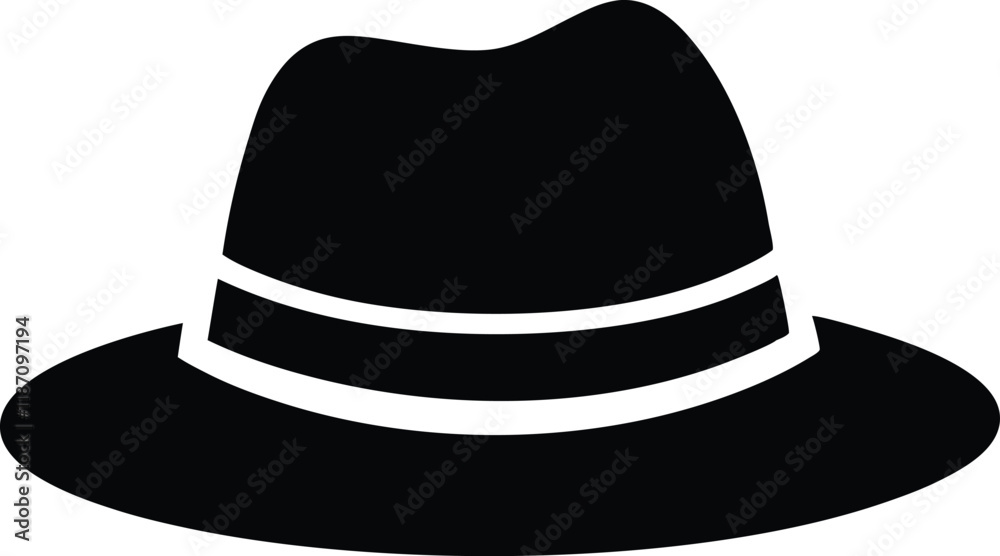 detective hat silhouette,cap vector icon detective hat silhouette,cap vector icon