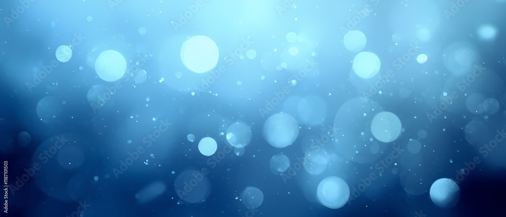 Obraz premium blue bokeh