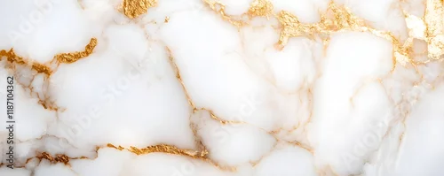 Panel kuchenny z motywem White marble background with gold veins.