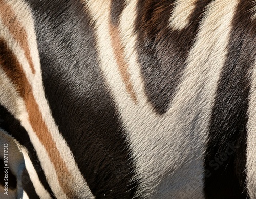 Zebra Fur Texture photo