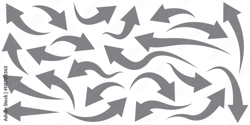 Set of curved arrows isolated on white background. Curved arrows, hand drawn curved arrows. Collection of pointers. black arrow icon on white background. curved arrow sign. Curve arrow icon vector Set of curved arrows isolated on white background. Curved arrows, hand drawn curved arrows. Collection of pointers. black arrow icon on white background. curved arrow sign. Curve arrow icon vector