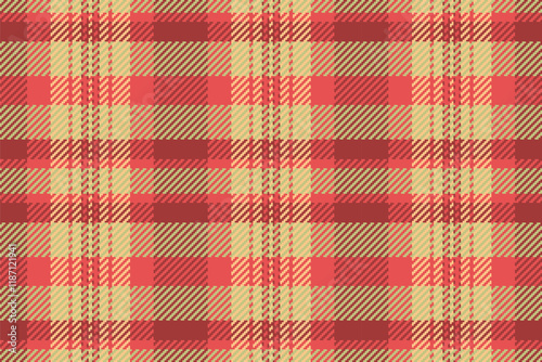 Wallpaper Mural Best check plaid vector, trousers tartan fabric texture. Festival pattern seamless background textile in red and lime colors. Torontodigital.ca