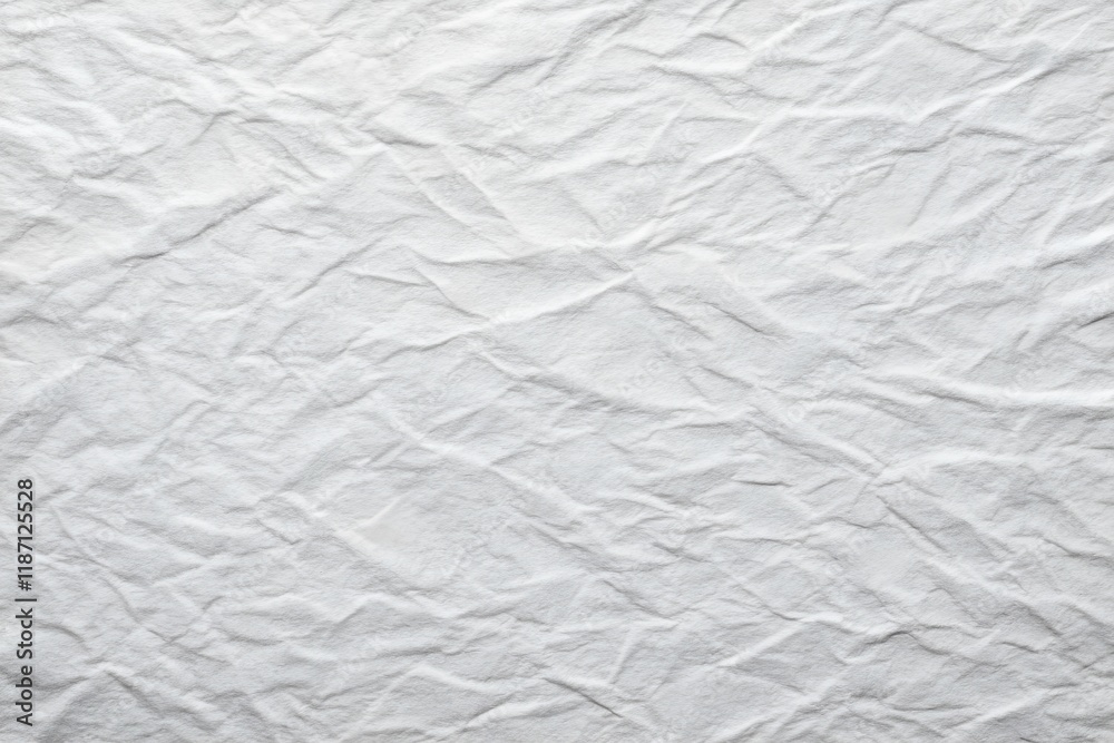 Crumpled White Paper Texture Background Crumpled White Paper Texture Background