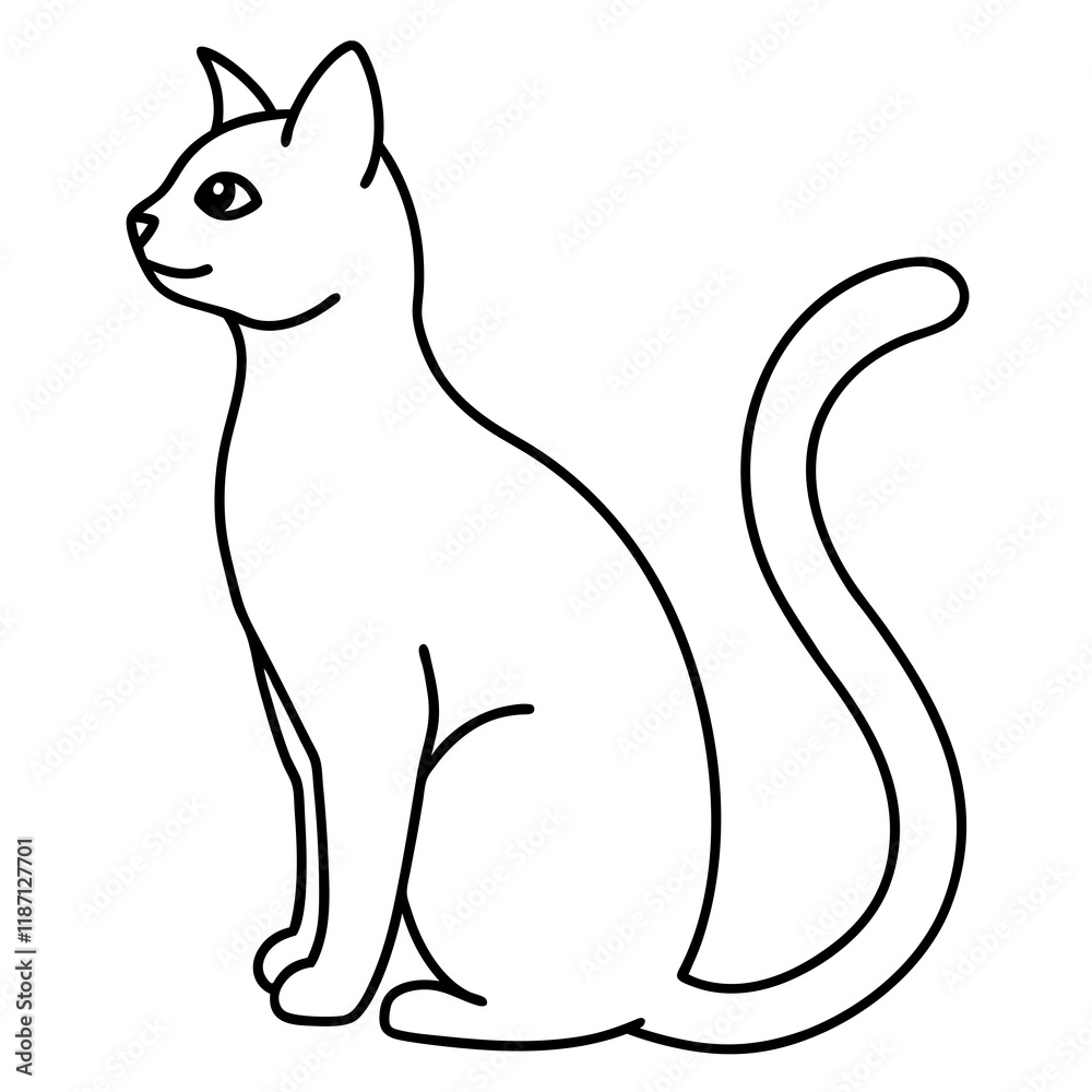 A tiny cat for kids colouring book A tiny cat for kids colouring book