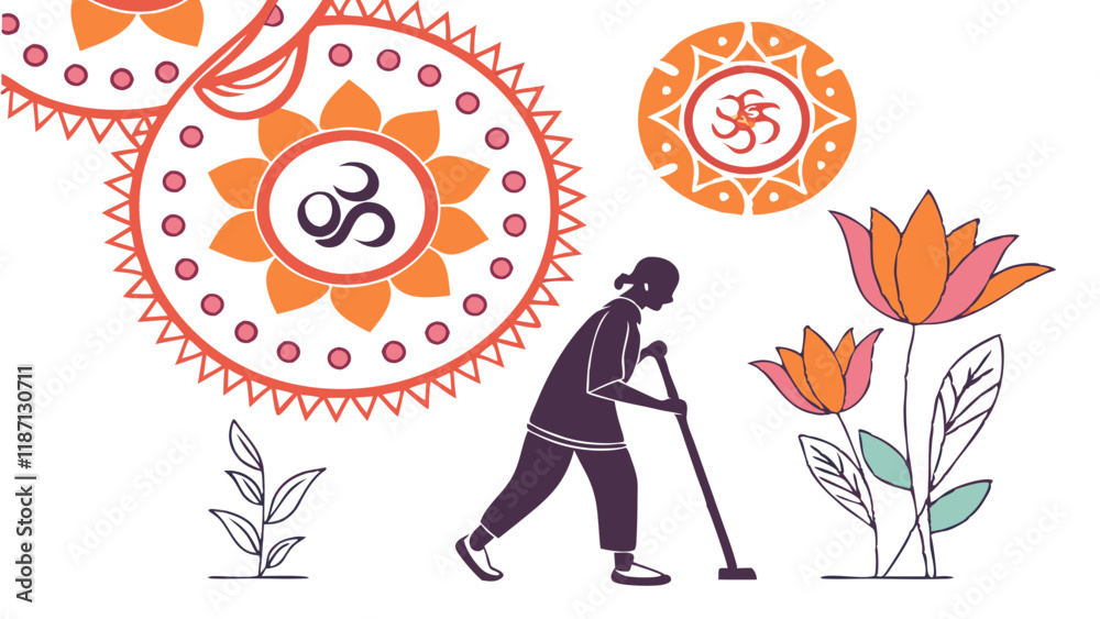Abstract Design Honoring Guru Purnima in Style.svg Abstract Design Honoring Guru Purnima in Style.svg