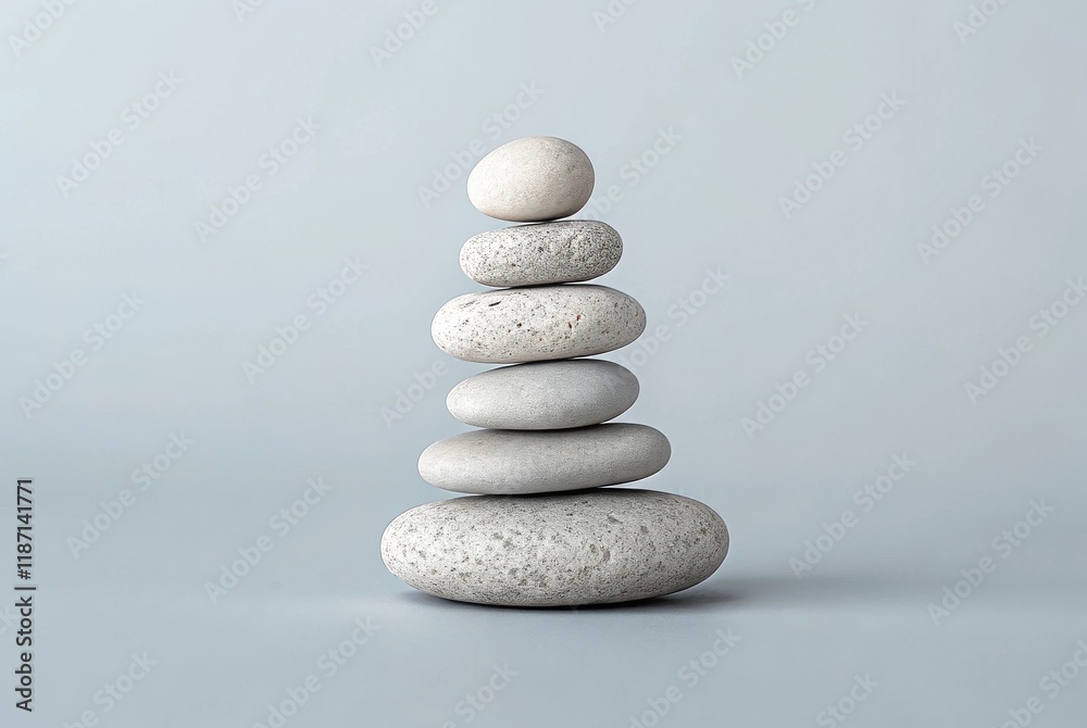 Serene Stacked Stones Zen Balance Spa Meditation Mindfulness Peace Serene Stacked Stones Zen Balance Spa Meditation Mindfulness Peace