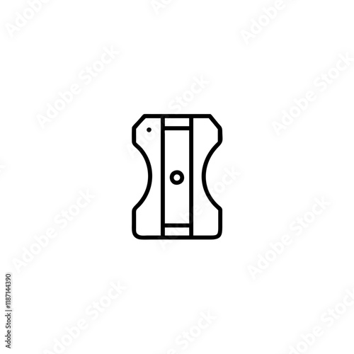 pencil sharpener icon isolated on transparent background
