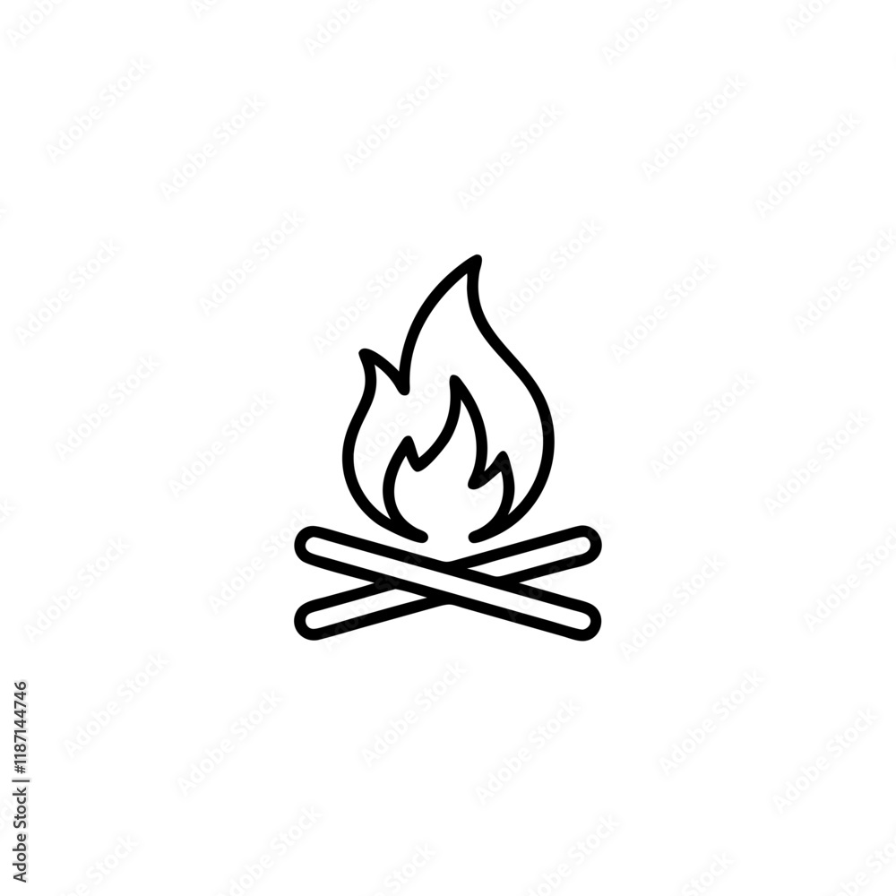 camp fire icon isolated on transparent background
camp fire icon isolated on transparent background