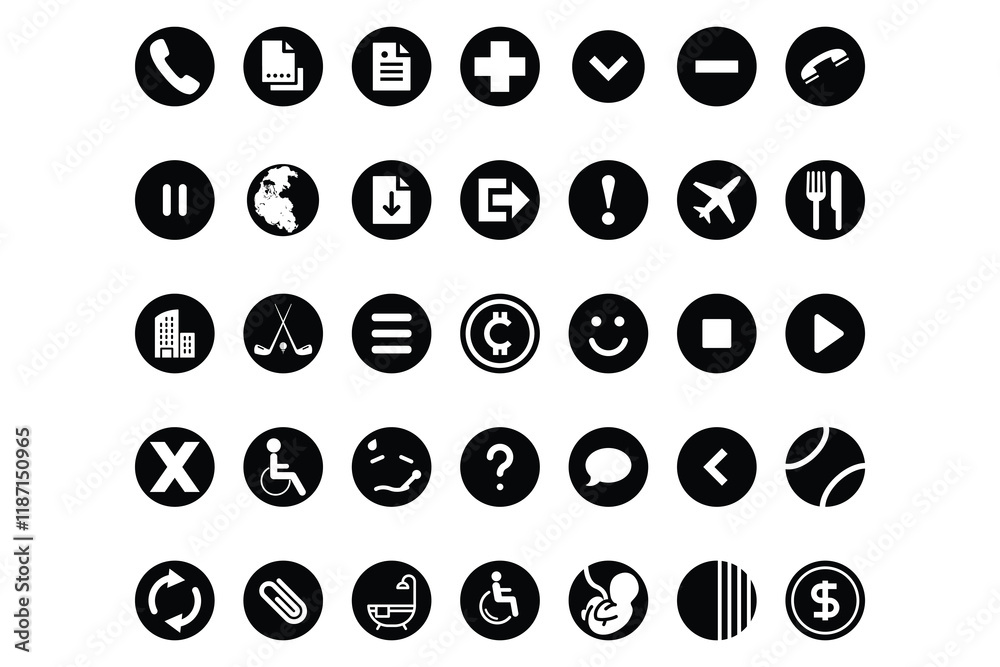 Set of icons in trendy line style. Business, ecommerce, finance, accounting. Big set Icons collection. Vector illustration. Set of icons in trendy line style. Business, ecommerce, finance, accounting. Big set Icons collection. Vector illustration.