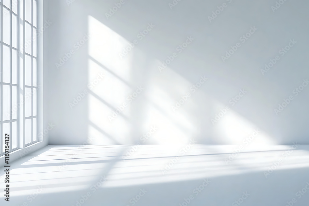 Obraz premium empty white room