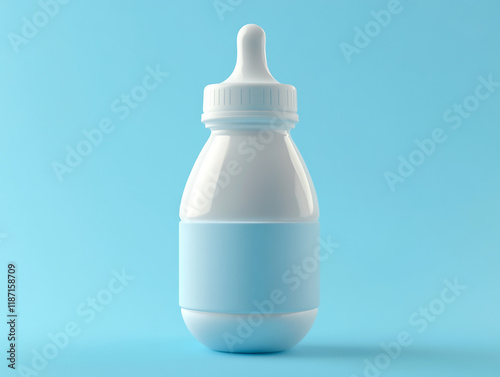 Product design for a baby bottle. photo