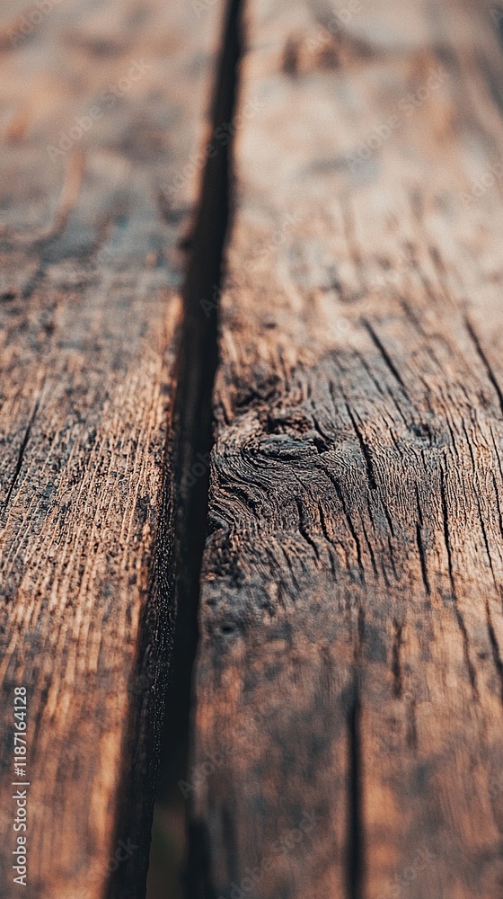 Fototapeta premium Mocha mousse wood grain with a matte finish evokes a minimalist aesthetic