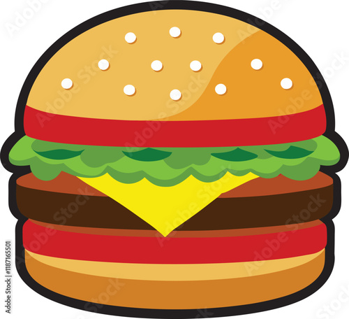 hamburger clipart art,  hamburger vector, hamburger vector illustration, hamburger vector images, hamburger vector icon ,  hamburger  illustration 