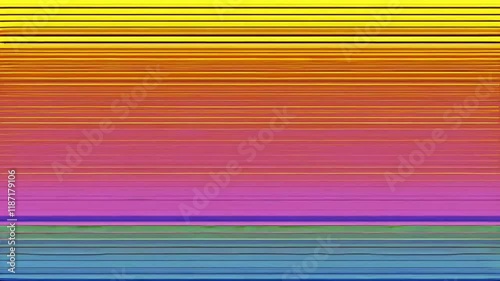 A blurred colorful a vibrant abstract background animation loops from yellow and orange, to purple and blue