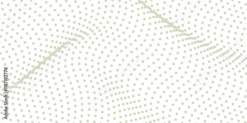 Wave of flowing particles on a white background. Abstract backdrop with dynamic elements of waves and dots. Vector in concept of AI, technology, modern science, music, sound.