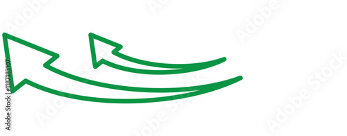 Curved arrow icons. curved arrows set. arrow symbol collection. vector