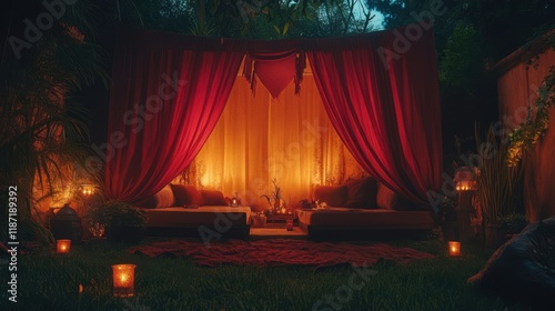 Unique movie-inspired evenings creating exciting date night themes with imaginative setups on a backyard cinema experience : Valentine Day Ideas photo